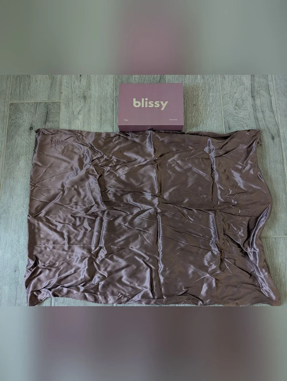 Blissy Silk Pillowcase Set - Tie-Dye & Plum